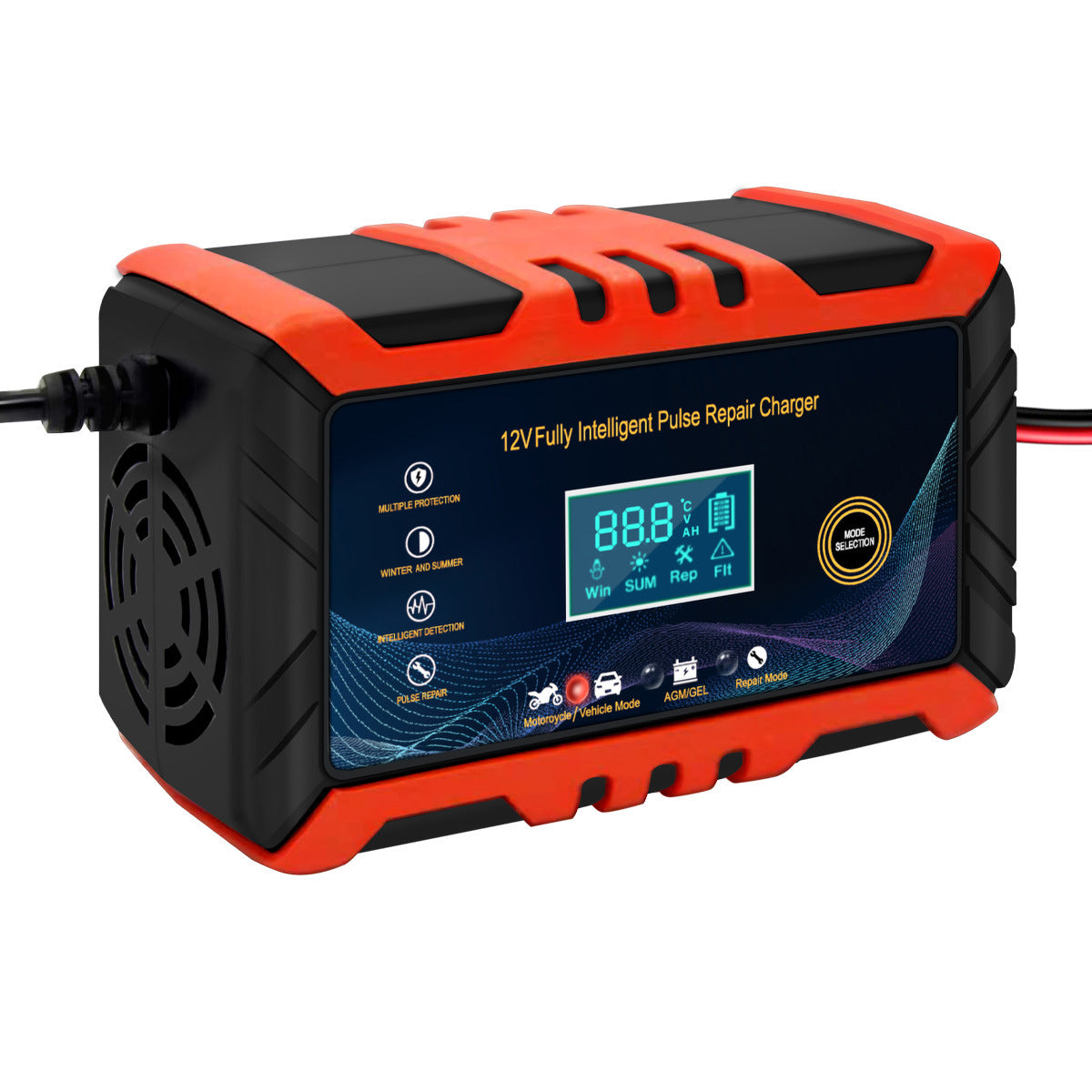 12V Car Charger - Red - image 2