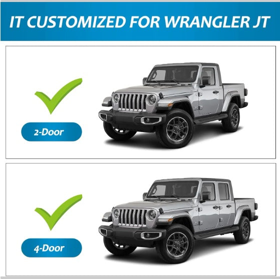 Front Rear Fenders Compatible With 2020-2024 Wrangler Gladiator JT Sport Willys - image 3