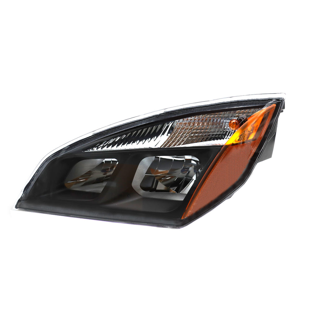 Black Headlight Assembly Suitable For 2018 Freightliner Cascadia Driver Side - 1pc