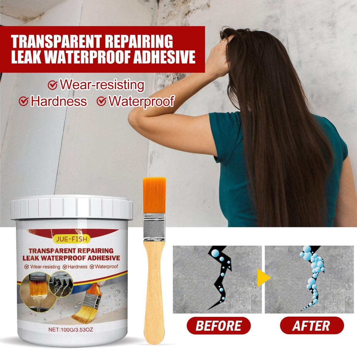 Transparent Waterproof Repair Sealant Gel - image 5