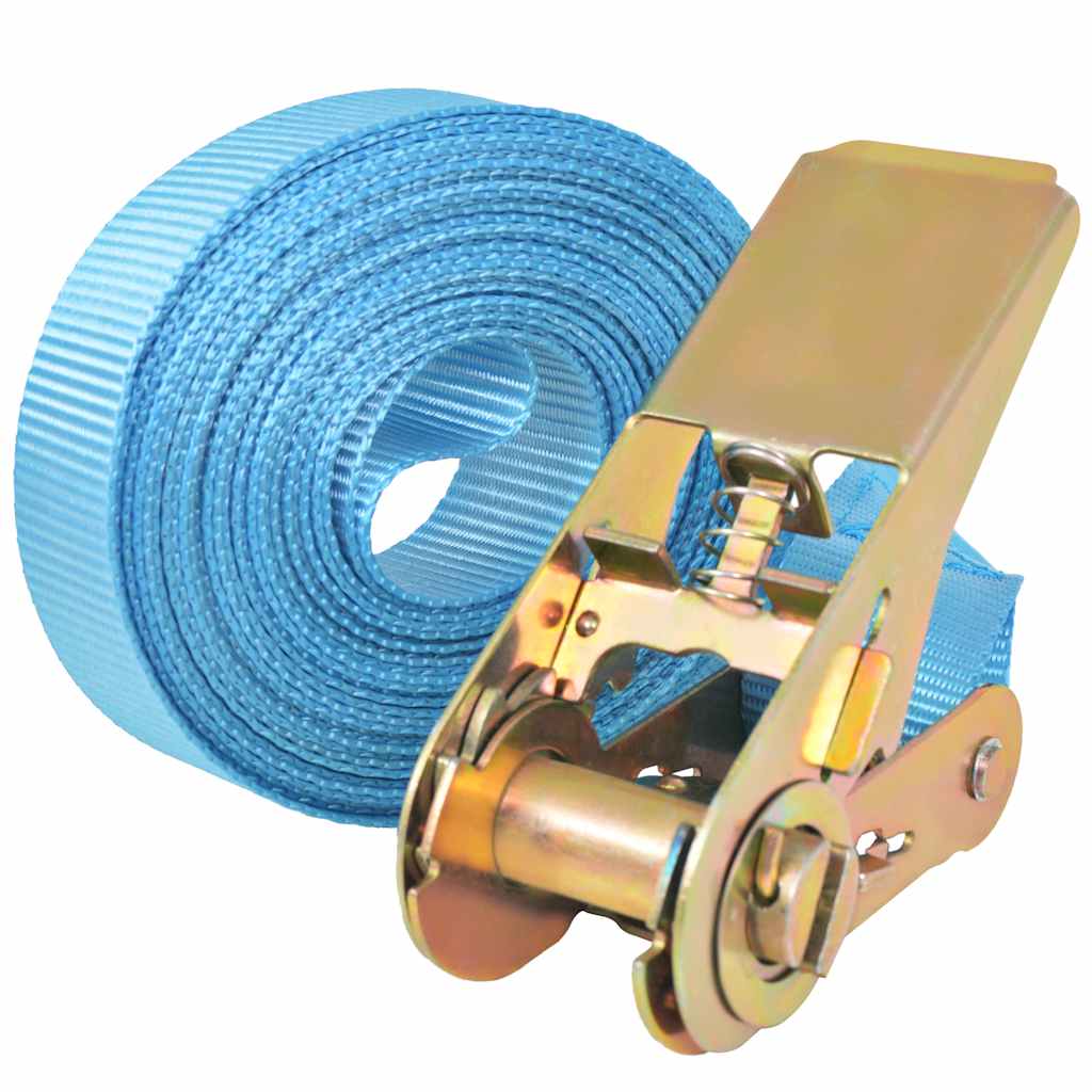 Ratchet Tie-Down Straps, 4 pcs, 0.8 ton, 6m x 25mm - image 3