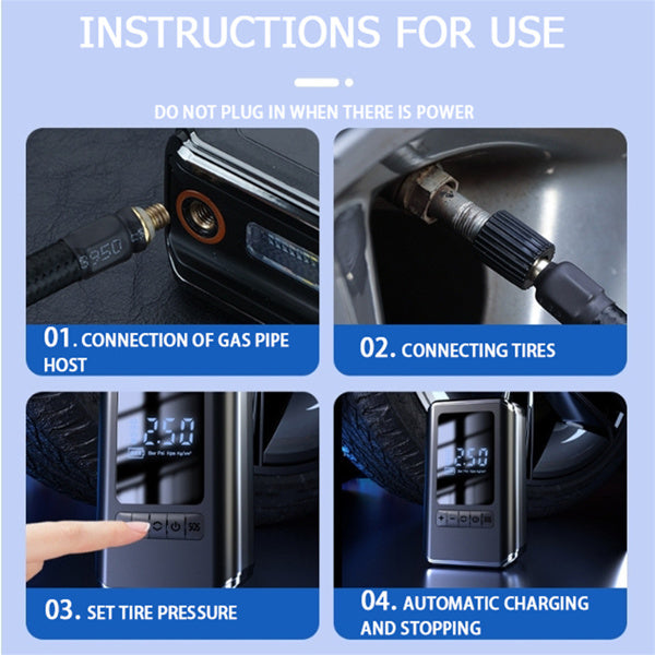 Mini Tire Inflator Tire Car Air Compressor - Prohibited For Sale On The Temu Platform - image 5