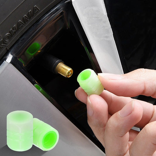 Glow-in-the-Dark Car Tyre Valve Caps