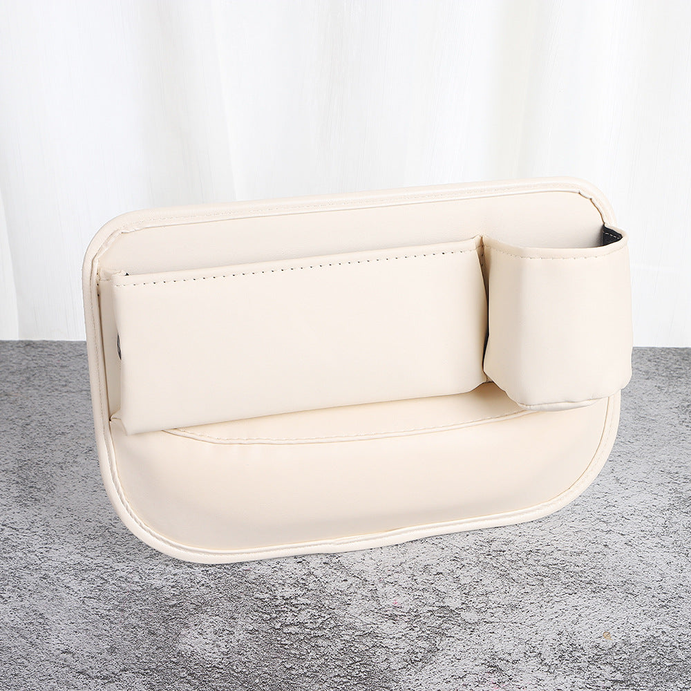 Car seat gap filler organiser with cup holder, part of the interior refresh set