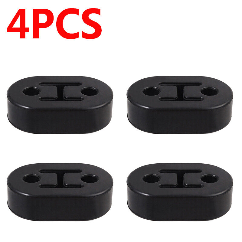 4PCS Poly Polyurethane Exhaust Hanger Mounts 2 Hole Muffler Rubber Universal P - image 7