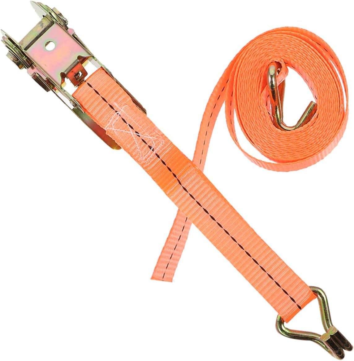 New 4x Tensioning Belts With Ratchet And Hook Lashing Belts Tensioning Belt 800kg 6m Meters - image 3