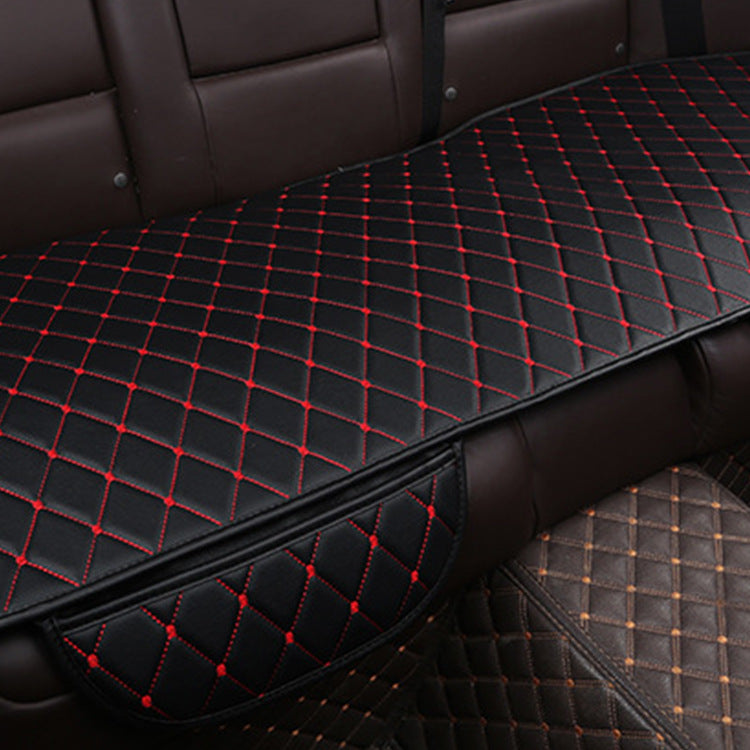 Non-slip leather car seat cushion - image 8