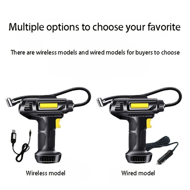 Car Tire Inflator Wireless Intelligent Digital Display Portable Handheld Car Inflator Bicycle - image 2