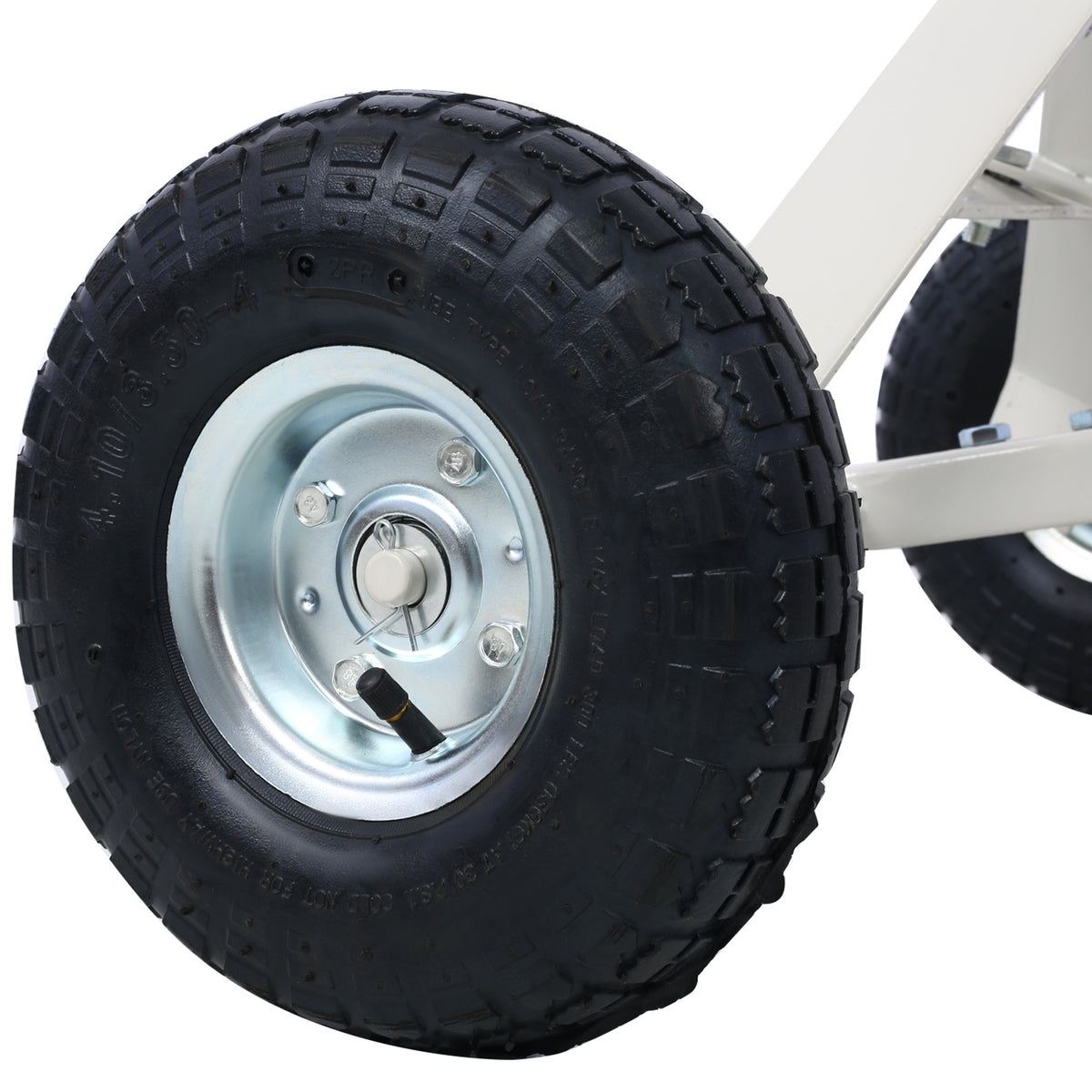 Trailer Dolly With Pneumatic Tires 600 Lb. Maximum Capacity Gray Color - image 9