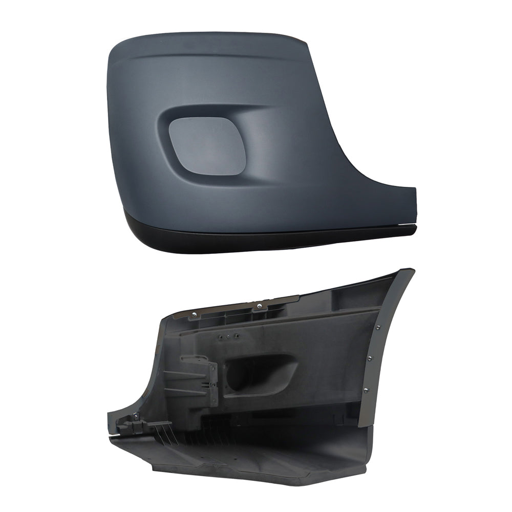 Freightliner Cascadia Bumper Left Side Reinforcement & Cover Without Fog Hole - image 4