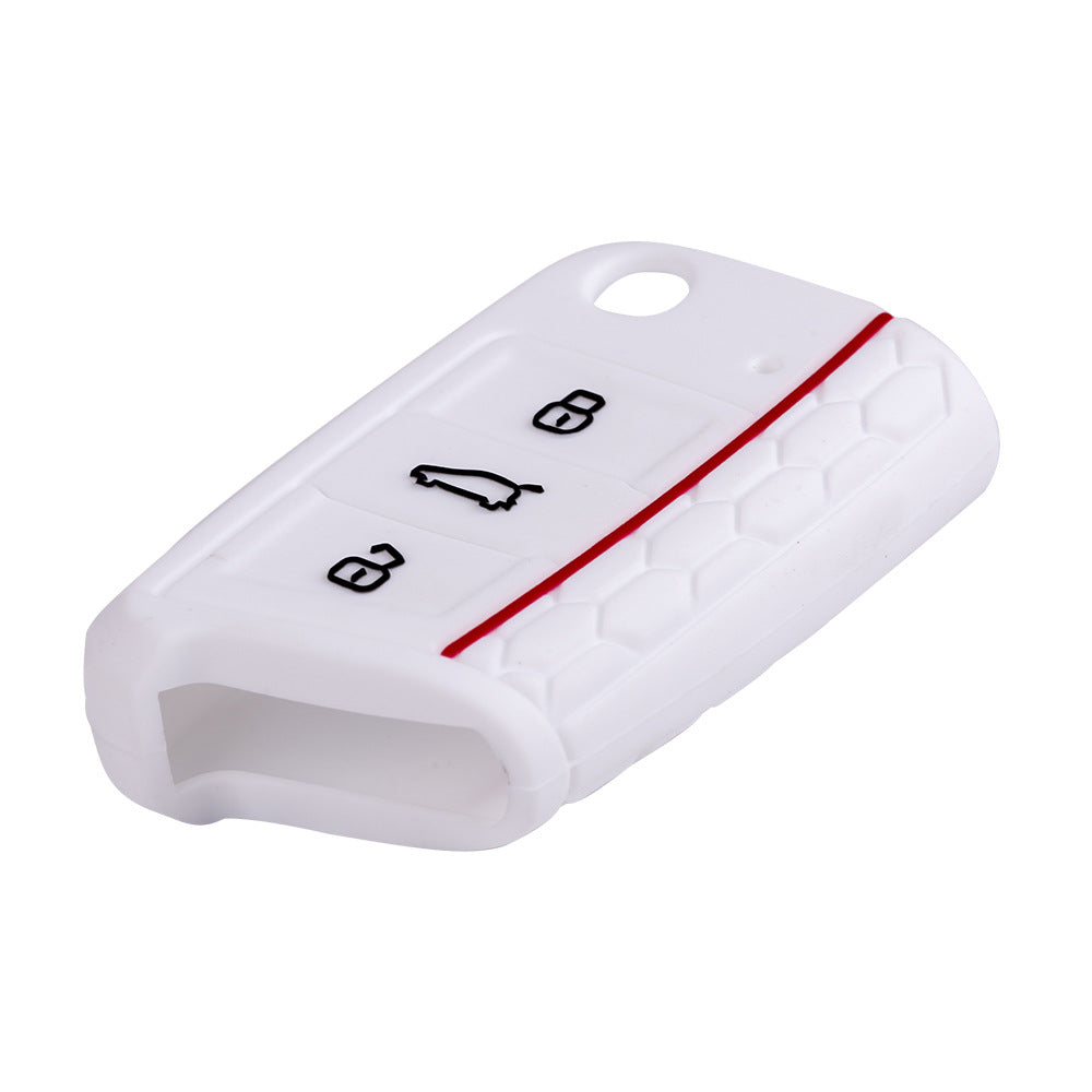 Silicone key fob cover for Volkswagen flip keys - image 13