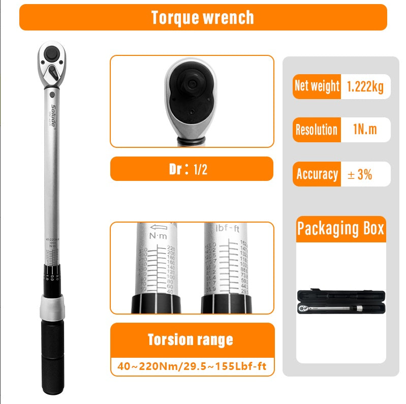 Medium To High Torque Wrench