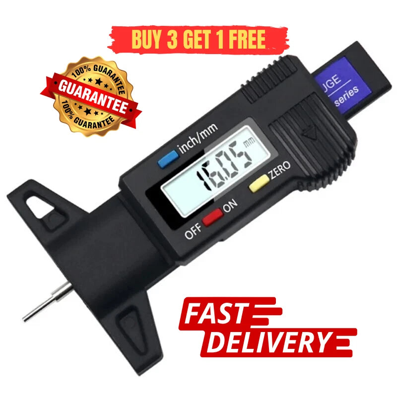 Digital Tyre Tread Depth Gauge Measuring Tool Car Van Trucks MOT Digital - image 5