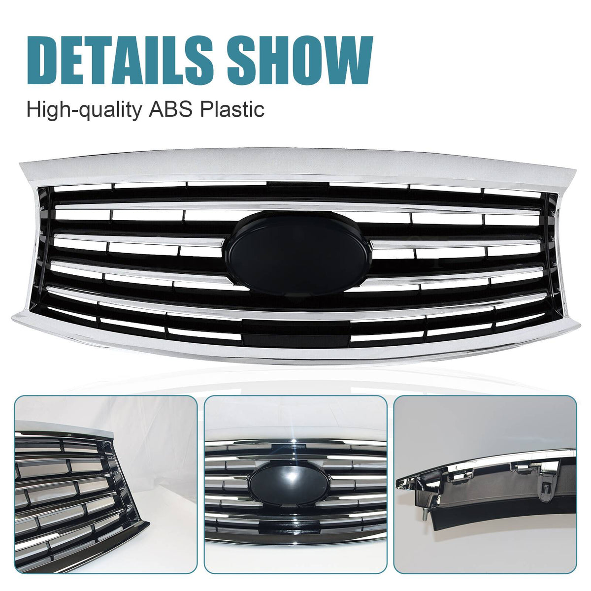 Front Grill For 2013 INFINITI JX35 14-15 INFINITI QX60 With Camera Option - image 8