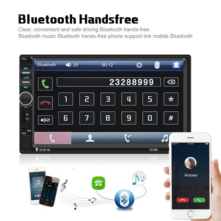 Car Stereo Autoradio 7-inch Touch Screen Radio - image 2