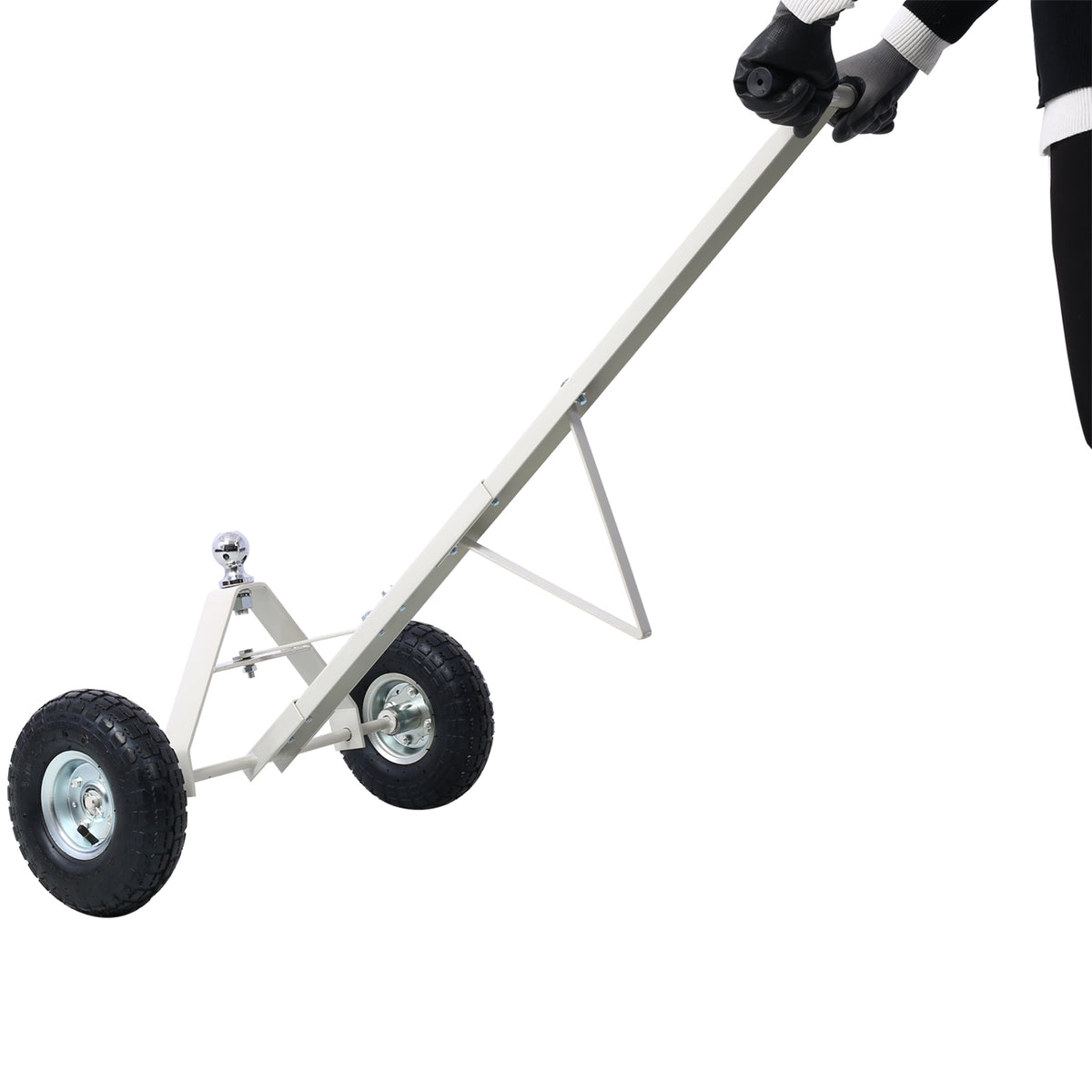 Trailer Dolly With Pneumatic Tires 600 Lb. Maximum Capacity Gray Color - image 3