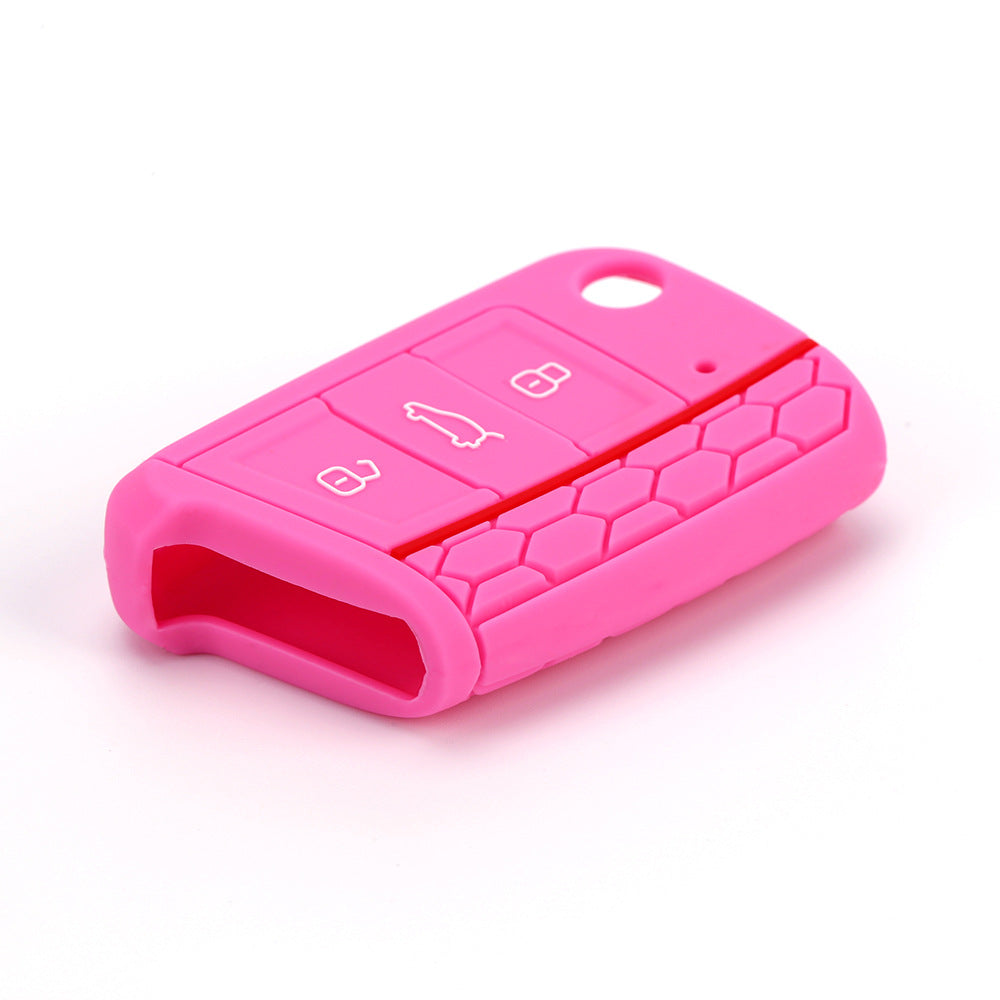 Silicone key fob cover for Volkswagen flip keys - image 6