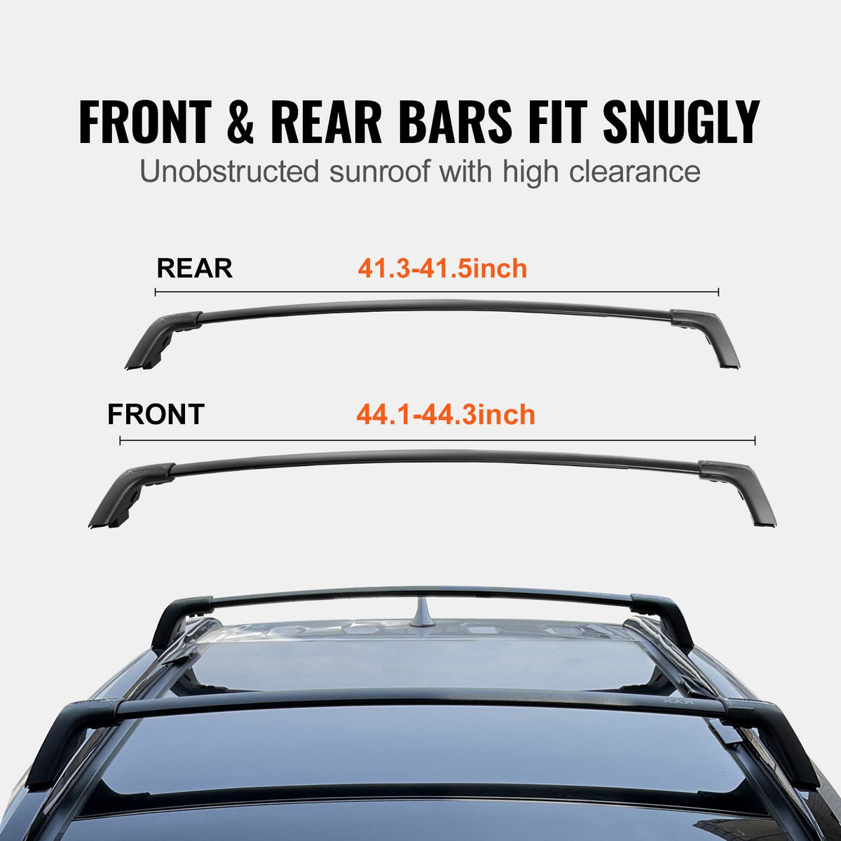 Roof Rack Cross Bars, Compatible With Toyota RAV4 2019-2023, 117.93 Kg Load Capacity, Aluminum Anti-Rust Crossbars With Locks, Rooftop Cargo Bag Luggage Carrier (Not Fit For Adventure/TRD Off-Road) - image 2