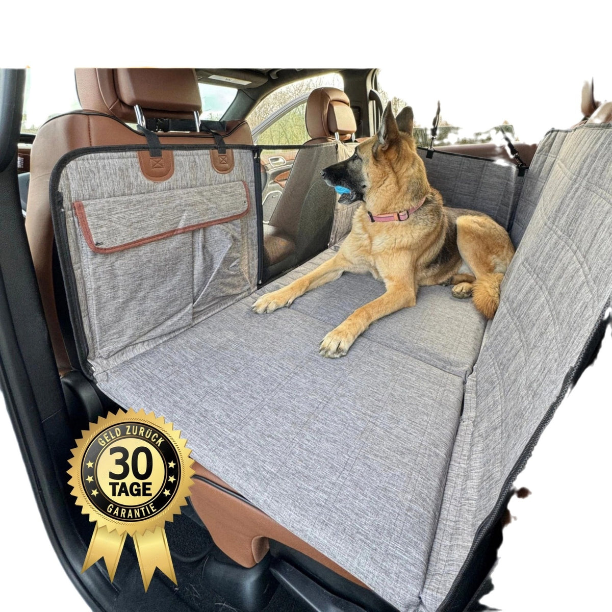 Widened Support Plate Car Dog Bed Rear Seat Pet Pad - image 2