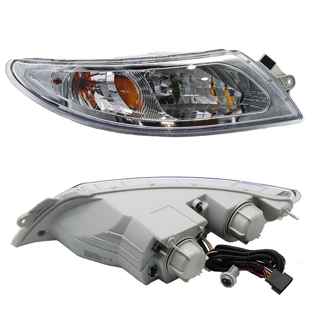 Headlights Assembly Compatible With International Durastar 4200 4300 4400 4900 2002-2018 Passenger Side - 9450R