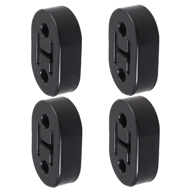 4PCS Poly Polyurethane Exhaust Hanger Mounts 2 Hole Muffler Rubber Universal P - image 2