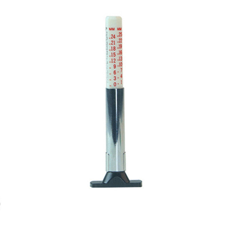 Tyre Tread Depth Gauge – 0–25mm - Monochrome / 5PCS