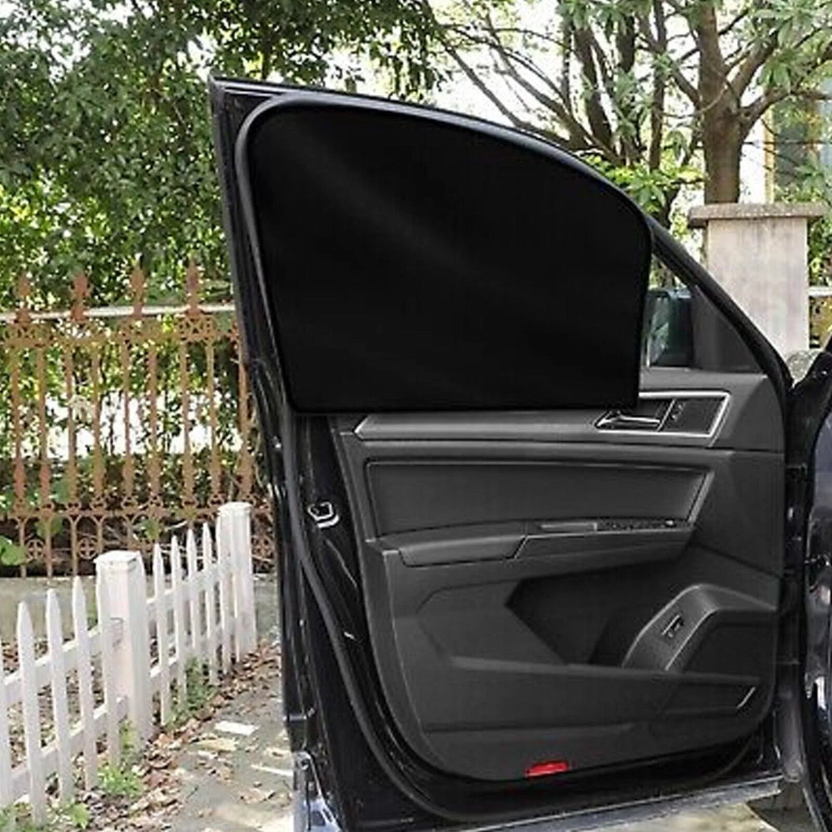 4X Magnetic Car Side Front Rear Window Sun Shade Cover Mesh Shield UV Protection - image 6