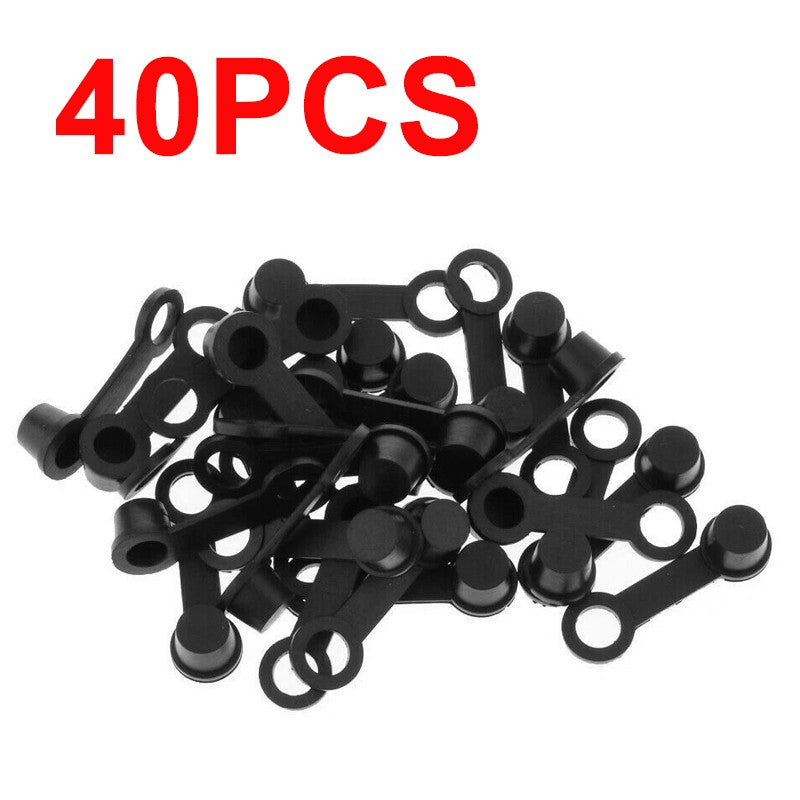 40pcs Motorcycle Car ATV Caravan Rubber Brake Bleed Nipple Grease Cap Dust Cover - image 4