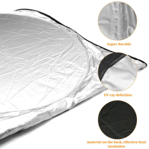 Foldable Reflective Car Windscreen Sunshade Cover - image 2
