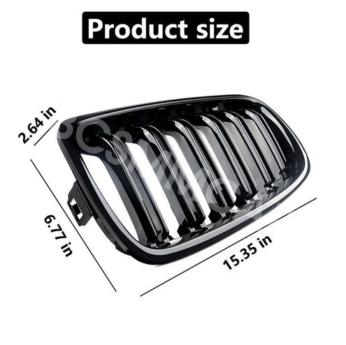 Car Front Bumper Hood Grille Fit For BMW 3 Series F30 F35 2013-2019 - image 8
