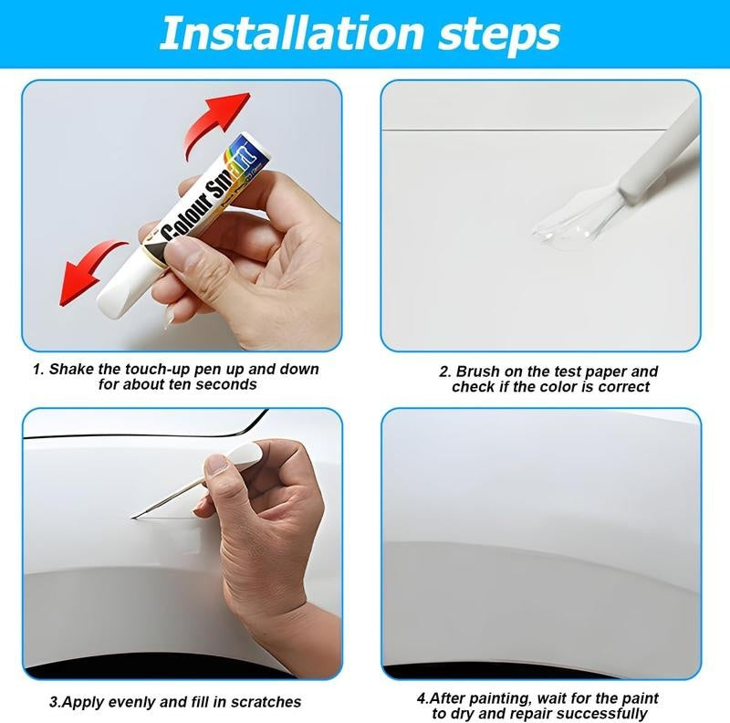 Car Scratch Repair Pen - Automotive Paint Pen For Quick And Easy Touch Up Of Car Scratches - Clear Painting Pen Erases Scratches - image 4