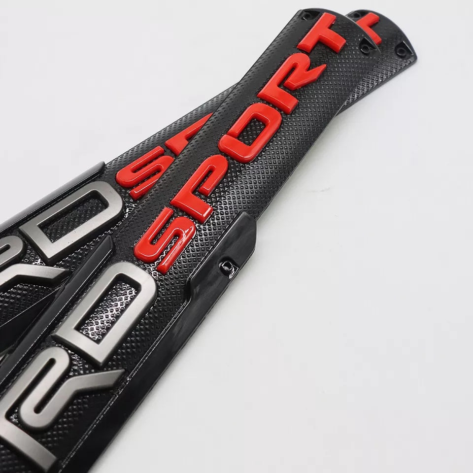2PCS Door Fender Pro Badge Sport Emblem Left Right Side 3D Sticker Offroad Decal - image 6