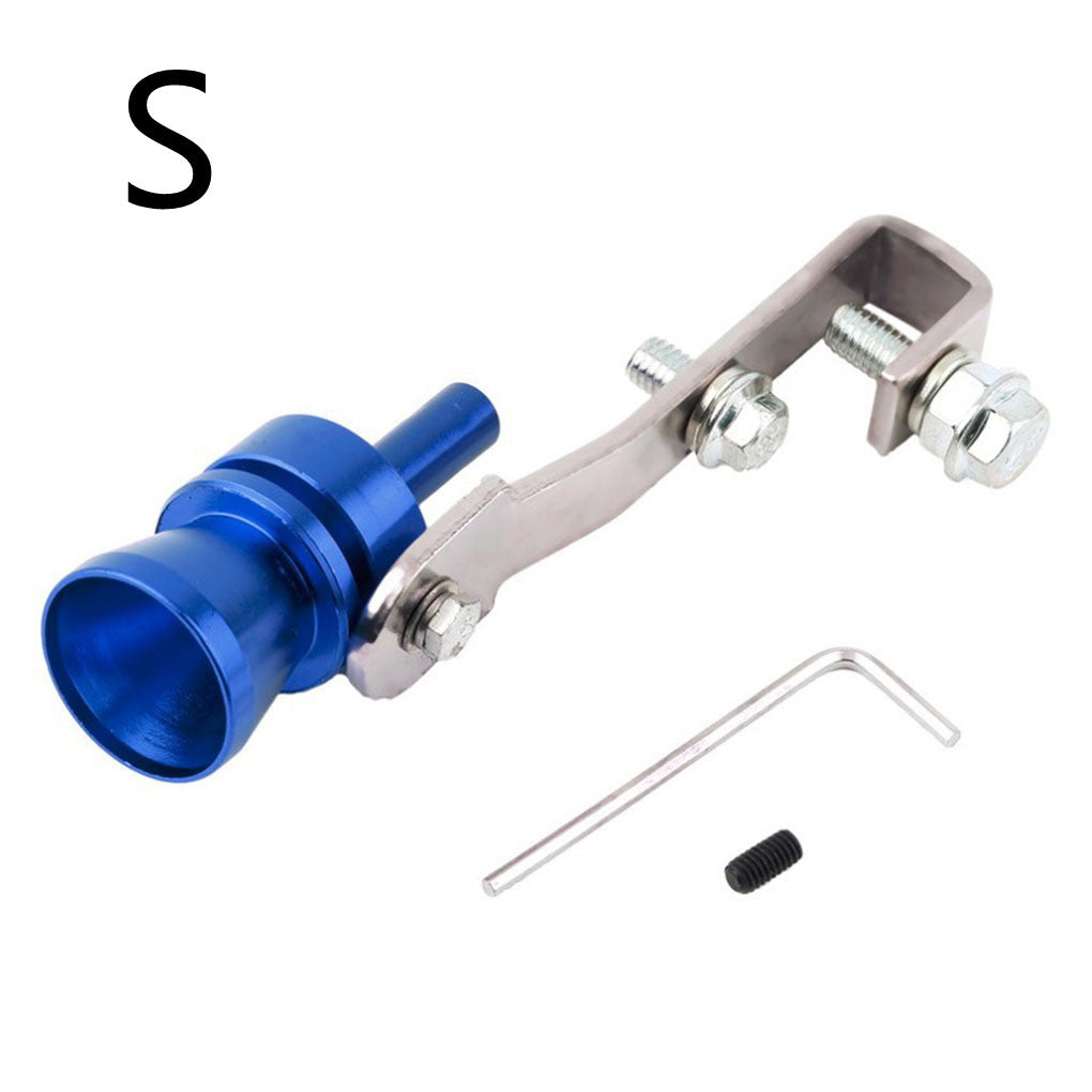 Color Turbo Whistle Exhaust Pipe - Blue / S
