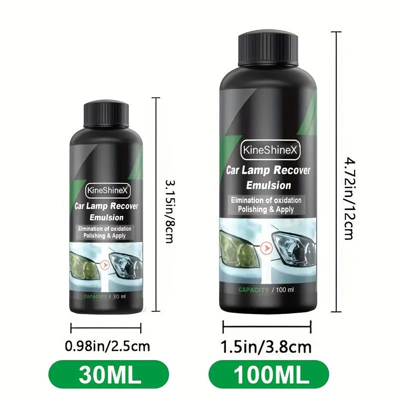 Headlight Restoration Fluid – 100ml with Sponge - image 5