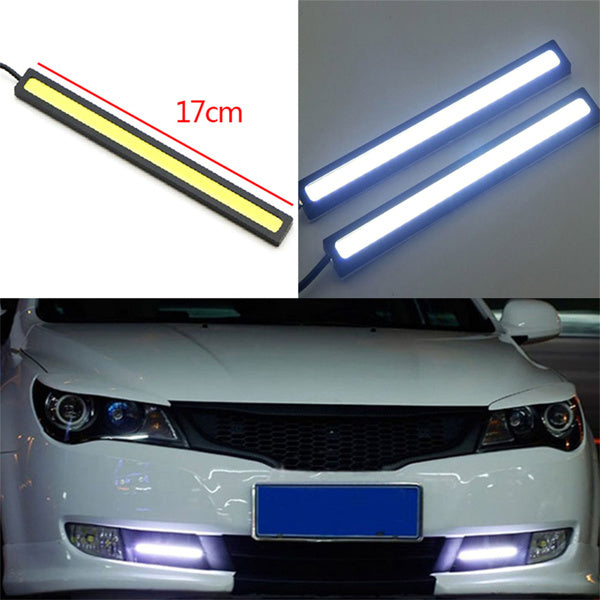 Car COB Daytime Running Light, One 17cm White ,not Shipped On Weekends - Black