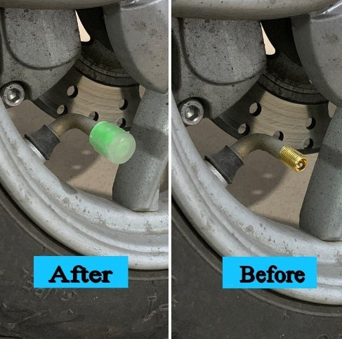 Car Luminous Tire Valve Cap - image 3