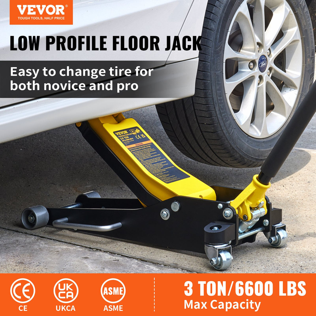 3-ton Low Profile Aluminum Steel Racing Car Landing Jack Dual Lifting Car Automatic, Banned Platform Temu - image 7
