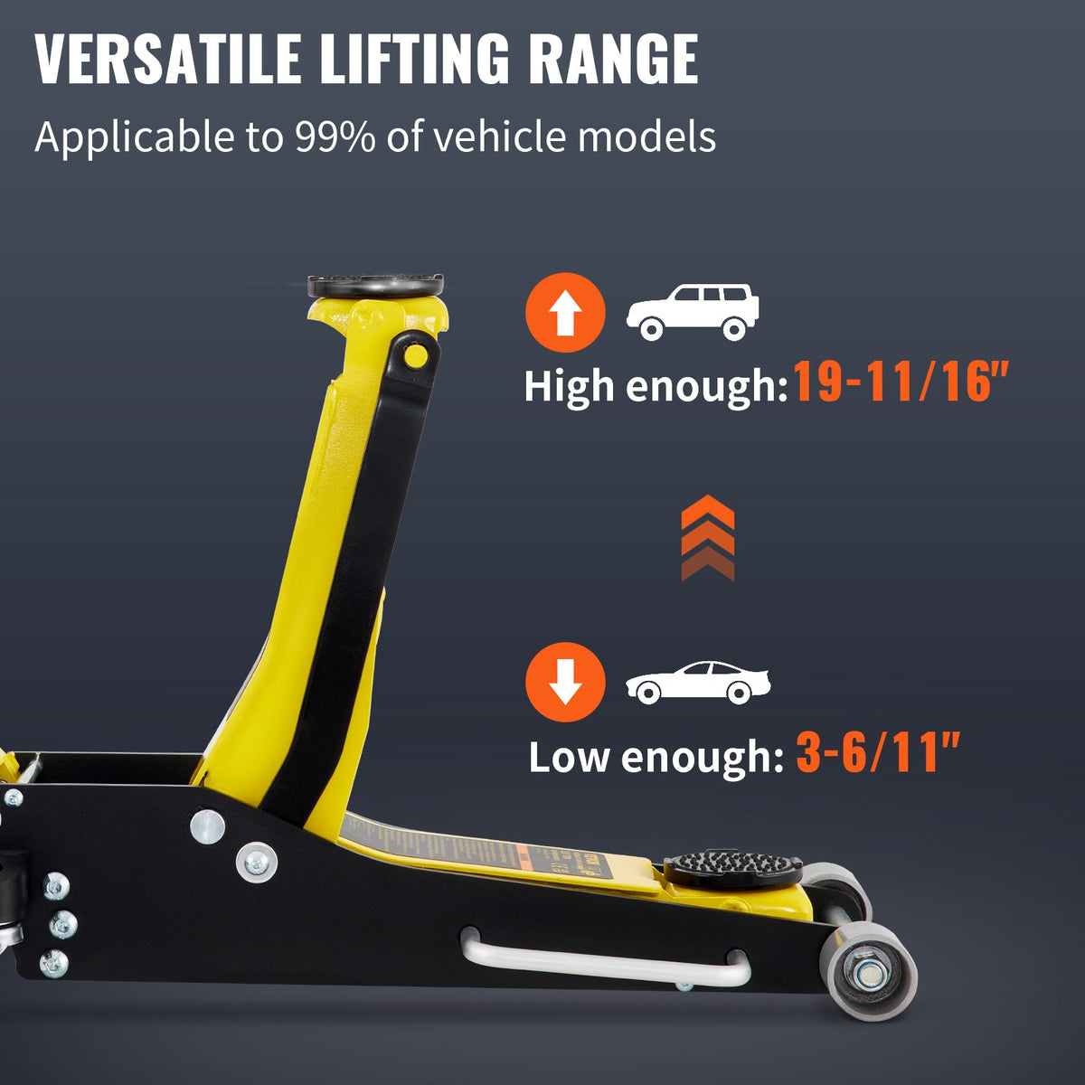 3-ton Low Profile Aluminum Steel Racing Car Landing Jack Dual Lifting Car Automatic, Banned Platform Temu - image 2
