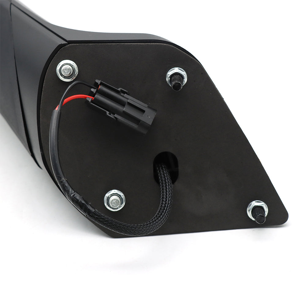 Black Hood Mirror Heated For Freightliner Cascadia 2018, Driver -LH-Side - image 4