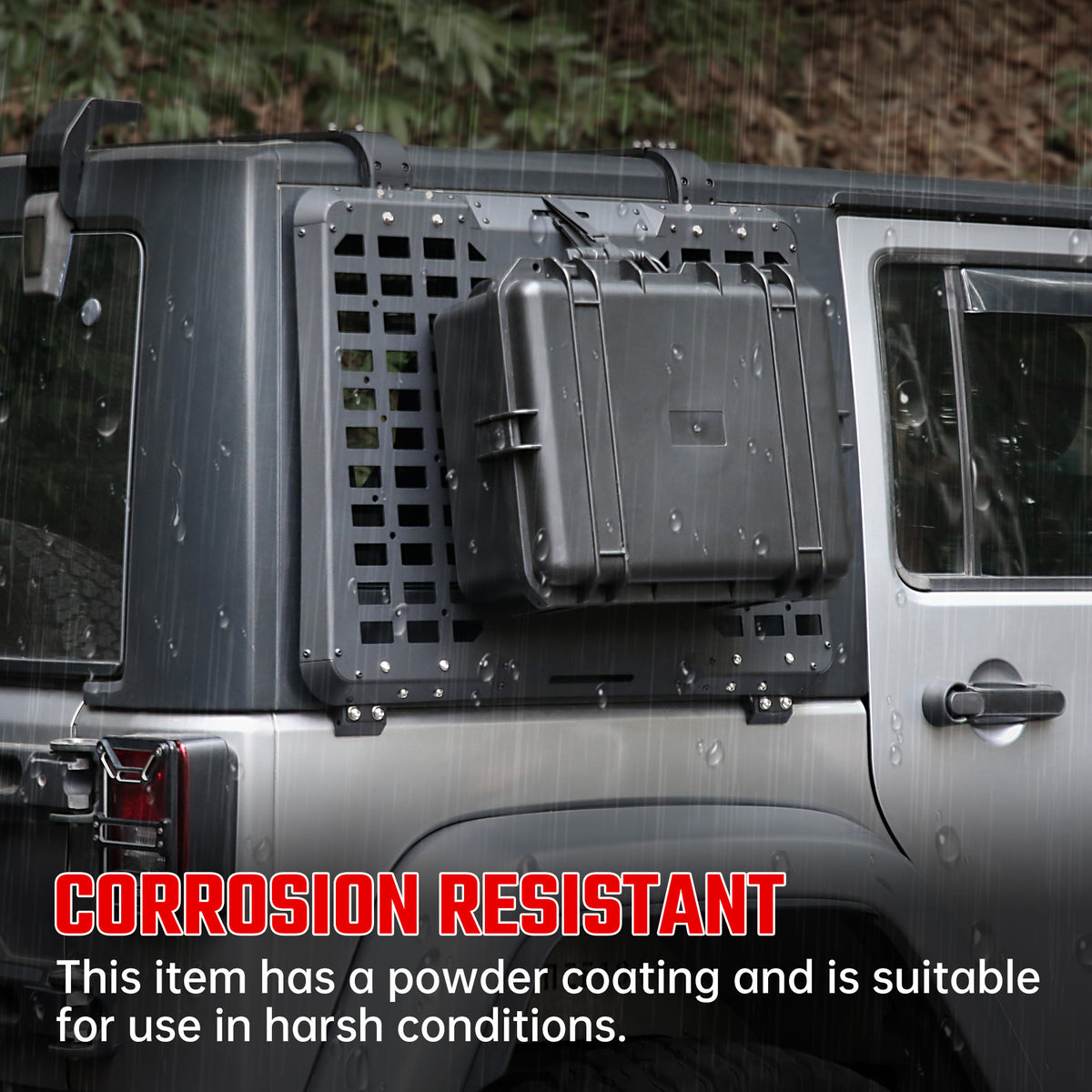 Window Cargo Shelf Compatible With Wrangler 2007-2018 JK 4 Doors - image 7