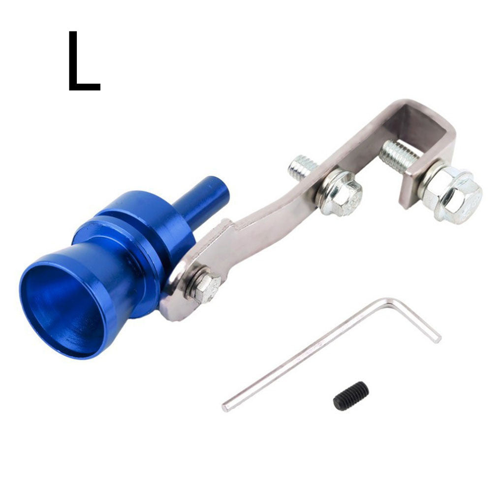 Color Turbo Whistle Exhaust Pipe - Blue / L