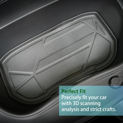 Odorless TPE Floor Mat For Tesla Model 3 2023-2025 6 PCS Waterproof Duty-Proof Fully Surrounded Floor Liner Protection Foot Pad - image 8