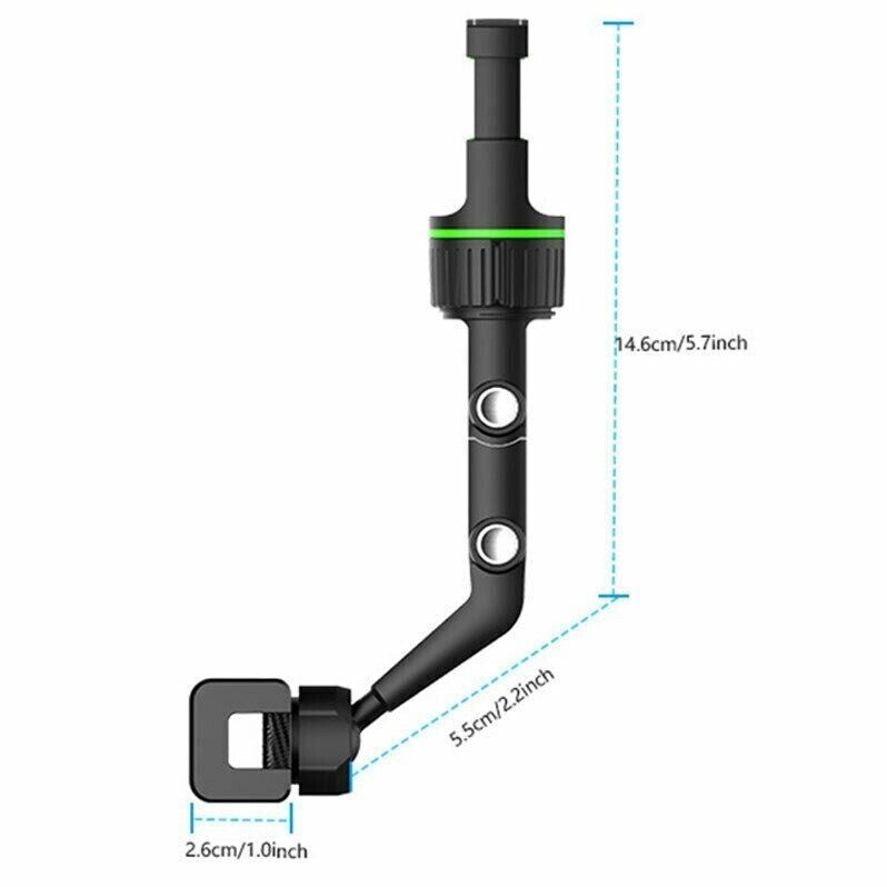 Car Rearview Mirror Rotation Adjustable Phone Holder Mount Multifunction - image 6