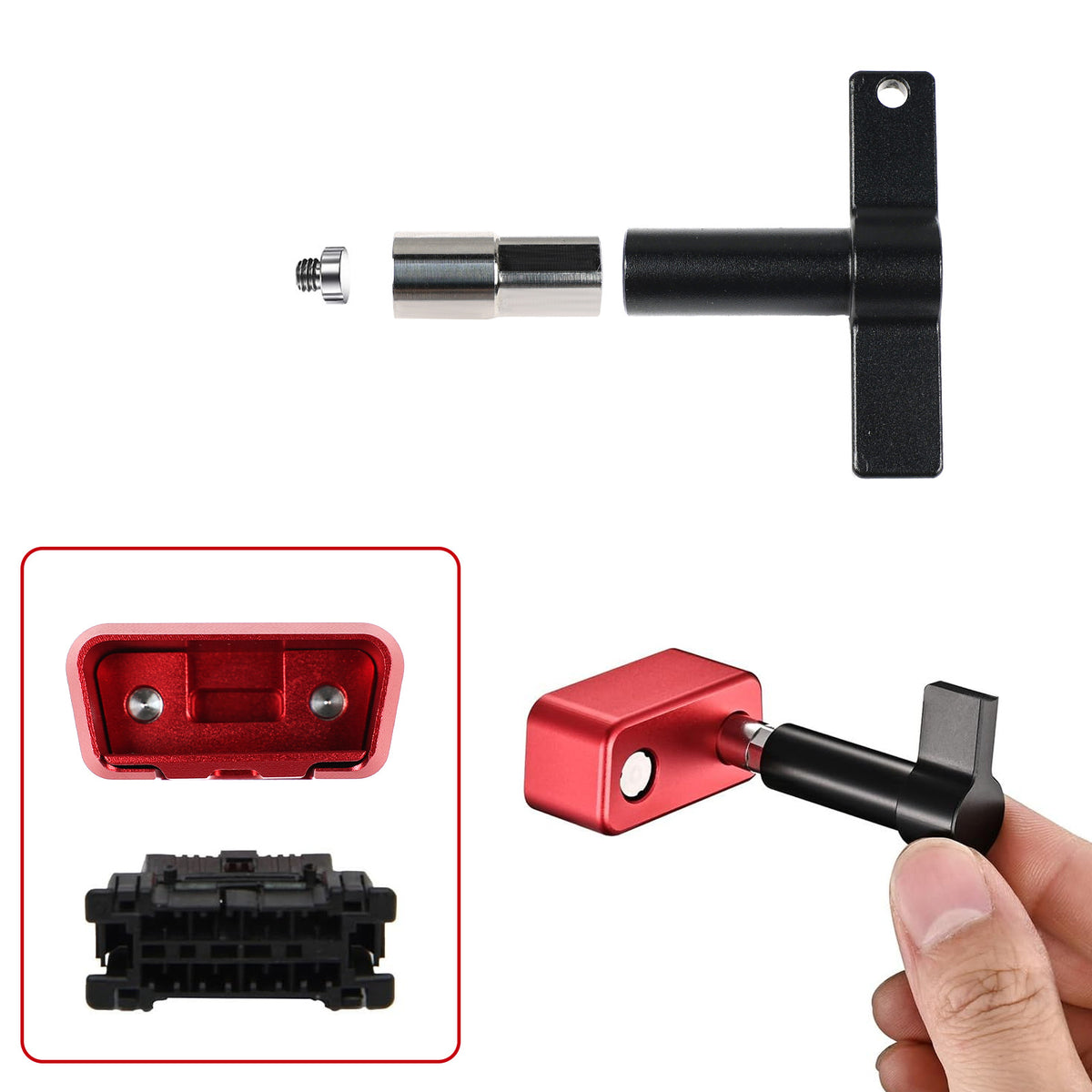 OBD port lock, anti-theft