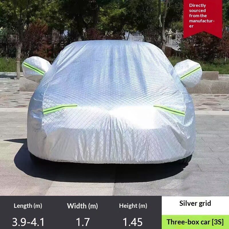 All-Season Waterproof Oxford Fabric Car Cover, part of the Car lay-up kit