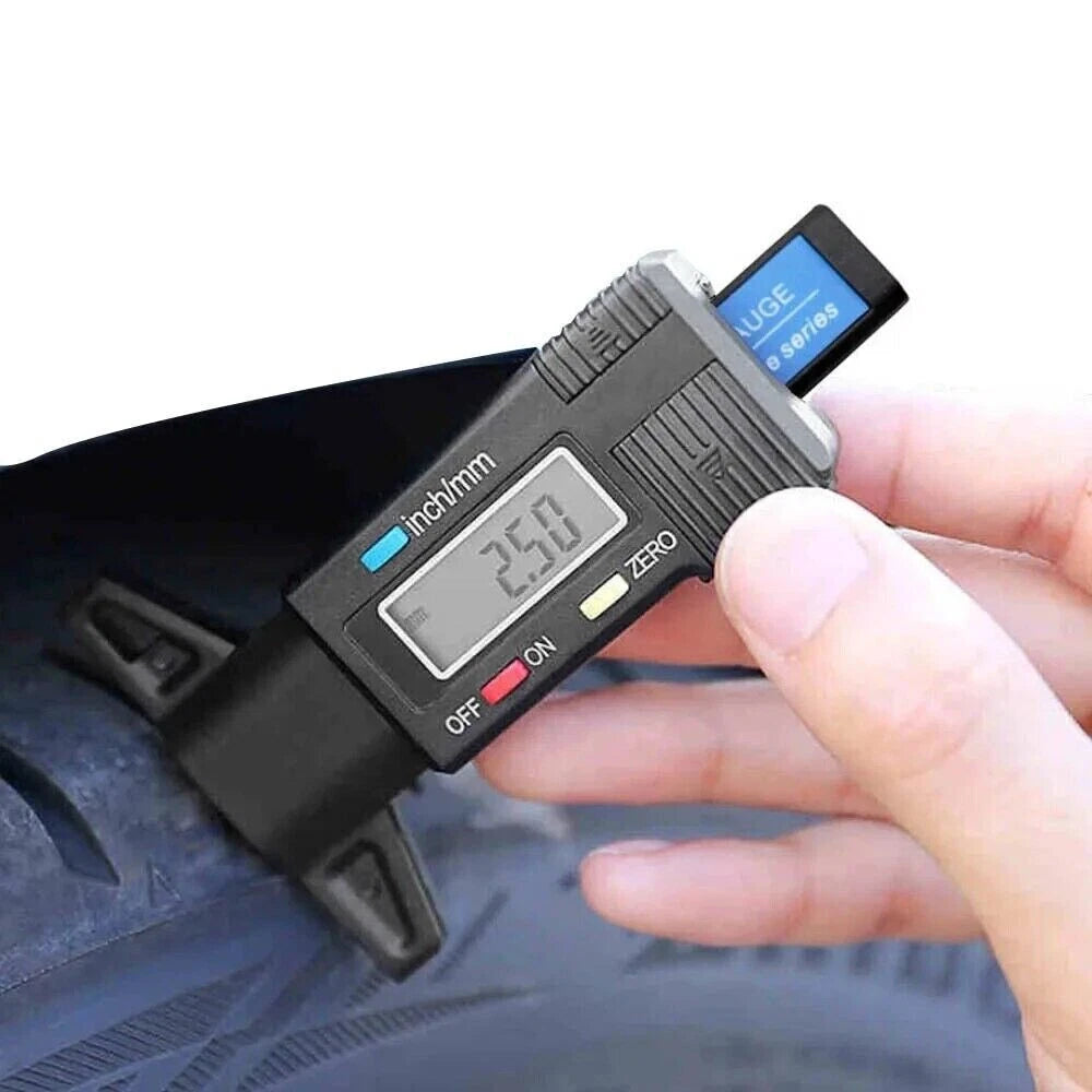 Digital Tyre Tread Depth Gauge Measuring Tool Car Van Trucks MOT Digital - image 3
