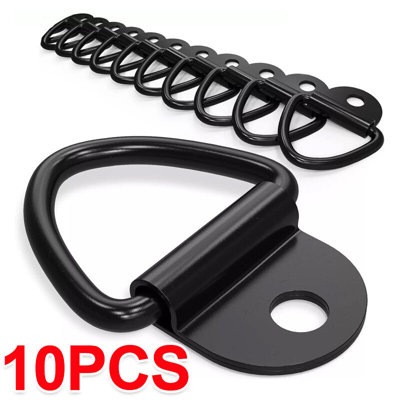 10Pcs V-Rings Hook Tie Down Point Load Securing Lashing Ring Heavy Duty Anchor. - image 8