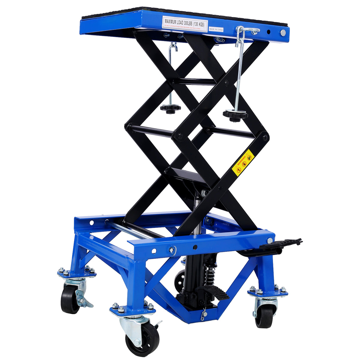 Metal Jack Lifting Foot Pedal Wheels - image 5