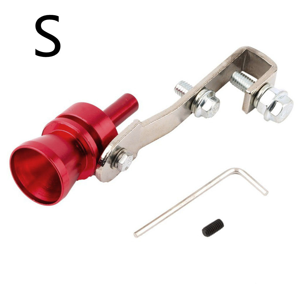 Color Turbo Whistle Exhaust Pipe - Red / S