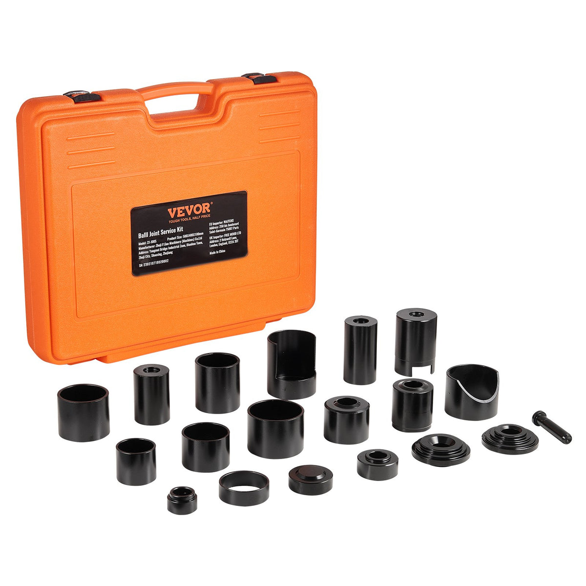 Ball Joint Press Kit, 21 PcsTool Kit, C-press Ball Joint Remove And Install Tools, For Most 2WD And 4WD Cars, Heavy Duty Ball Joint Repair Kit For Automotive Repairing - image 9